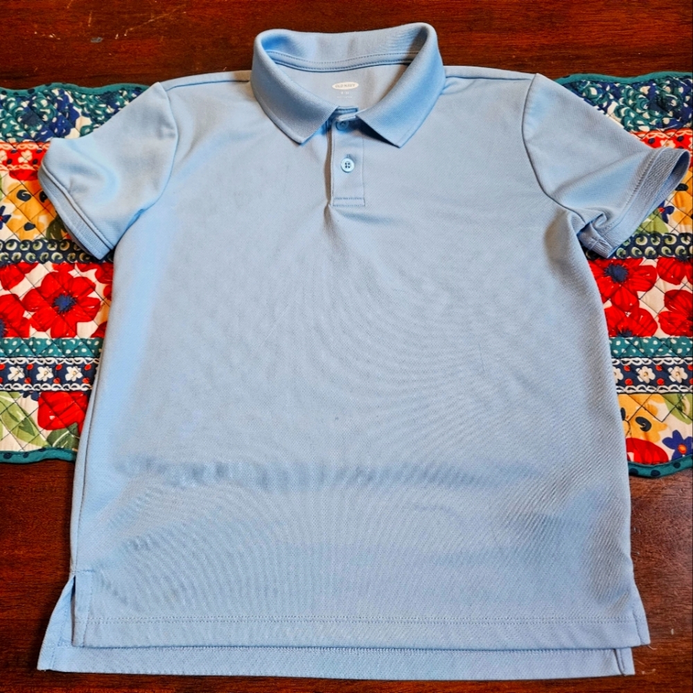 Boys Old Navy blue polo